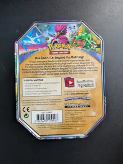 Pokemon XY Era EMPTY Tin Lot x3! NO CARDS! Latios, Hoopa, Rayquaza! - Image 3