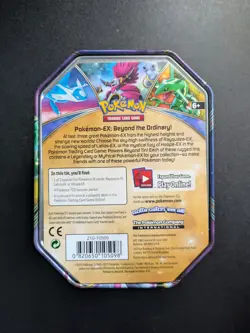 Pokemon XY Era EMPTY Tin Lot x3! NO CARDS! Latios, Hoopa, Rayquaza! - Image 5