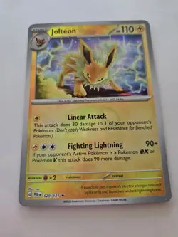 Pokemon TCG Jolteon Prismatic Card Holo Master Ball 029/131 Mint Condition Rare - Image 1