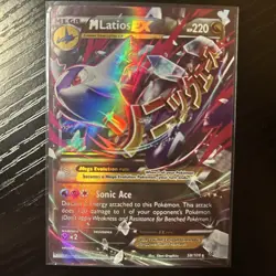 Mega Latios Pokemon 2015 EX Ultra Rare Card Holo 59/108 Roaring Skies NM - Image 3