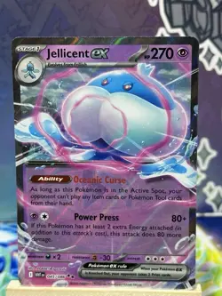 Jellicent EX 045/086 White Flare Holo English Pokemon Card NM - Image 1