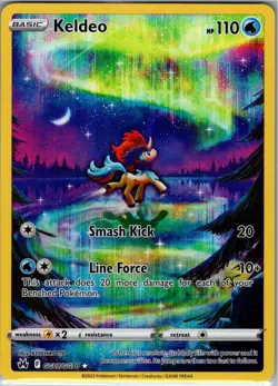Keldeo GG07/GG70 Crown Zenith: Galarian Gallery Ultra Rare Card NM/M Condition - Image 1