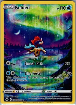Keldeo GG07/GG70 Crown Zenith: Galarian Gallery Ultra Rare Card NM/M Condition - Image 3