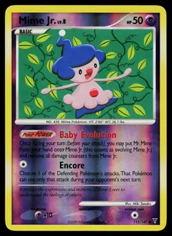 Pokemon Card - Mime Jr. Supreme Victors 115/147 Reverse Holo - Image 1