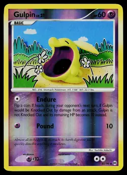 Pokemon Card - Gulpin Arceus 40/99 Reverse Holo - Image 1
