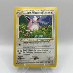 Pokemon Card - Light Wigglytuff Neo Destiny 54/105 Uncommon Non Holo - Image 1