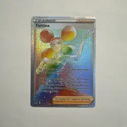 Fantina 206/196 Full Art Secret Rainbow Rare Lost Origin Pokemon Card TCG LP+ - Image 1