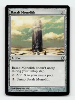 Basalt Monolith Commander 2013 Magic The Gathering MTG Card - Image 1