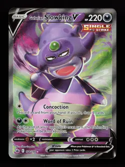 Galarian Slowking V (Full Art) 178/198 SWSH06: Chilling Reign Pokemon Card - Image 1