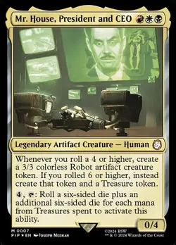 Mr. House, President and CEO - Fallout(pip) #7,mythic - Image 1