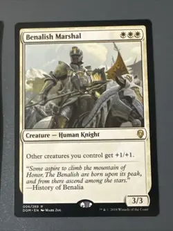 Benalish Marshal X2 Dominaria NM Condition See Pics Front Back - Image 3