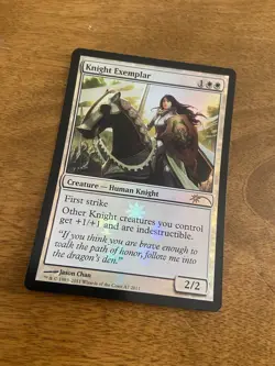 Knight Exemplar x1 1x Media Store Promo FOIL M11 LP - Image 1