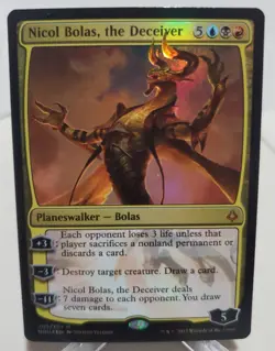 Nicol Bolas, the Deceiver Hour of Devastation Foil - MTG MYTHIC - Image 1