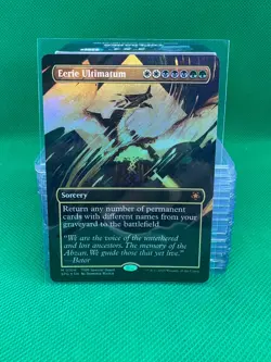 Eerie Ultimatum BORDERLESS FOIL - Tarkir Dragonstorm - Image 1