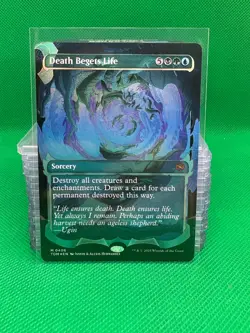 MTG Death Begets Life Extended FOIL M 0406 TDC Tarkir Dragonstorm - Image 1