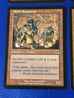 Skirk Prospector X4 Onslaught Ex Condition See Pics Front Back Mtg - Image 3