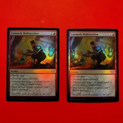 Untimely Malfunction FOIL - MTG Duskmourn: House of Horror x 2 - Image 1