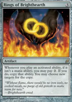 1x Rings of Brighthearth Moderate Play MTG Magic - Kid Icarus - - Image 1