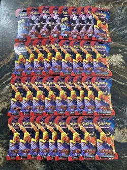 Pokemon Destined Rivals Booster Pack X36 Sleeved Booster Box Quantity A - Image 1