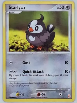 Starly 7/11 Pokemon - Lucario Trainer Kit MP - Image 1