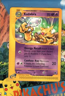 Pokemon TCG Kadabra Expedition 84/165 Non Holo NM - Image 1
