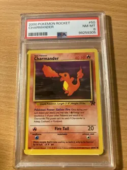 PSA 8 charmander rocket 2000 Pokemon - Image 1