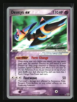 Pokemon DEOXYX EX 93/106 White Star Rare (2006 World Champs) LP/Light Play - Image 1