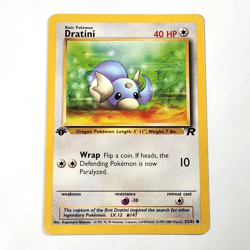 x3 Vintage 1999 Pokemon TCG WOTC 1st Edition Cards: Parasect, Dratini, Kabuto NM - Image 2