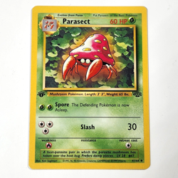 x3 Vintage 1999 Pokemon TCG WOTC 1st Edition Cards: Parasect, Dratini, Kabuto NM - Image 4
