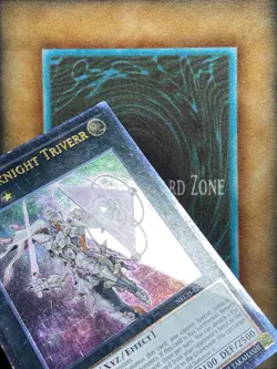 Yugioh Stellarknight Triverr NECH-EN054 Ultimate Rare 1st Ed HP - Image 3
