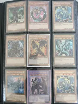 Yugioh Binder Collection - All Holos, Blue Eyes, Dark Magician And More - Image 1