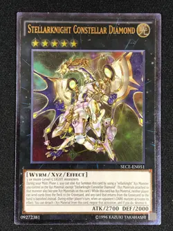 YUGIOH STELLARKNIGHT CONSTELLAR DIAMOND SECE-EN051 ULTIMATE NM - Image 1
