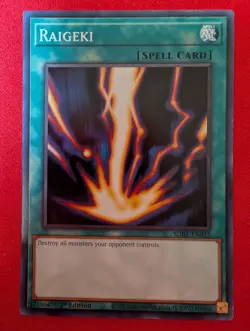 Yugioh Raigeki Common SDBT-EN025 1st Ed Near Mint - Image 1