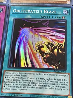 Exodia Full 5 Piece Set + Incarnate + Obliterate!!! + Blaze + Rage | YuGiOh! - Image 4