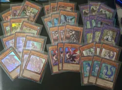 57 Dragonmaid Deck Core YUGIOH NM Lady's Cehrmba Parlor Kitchen Tidying Playsets - Image 2