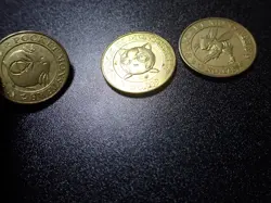 Pokemon Card Banpresto 1997 Promo Game Coin Gold Jigglypuff Scyther Chansey 5401 - Image 3