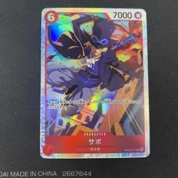 One Piece Card Game TCG Sabo OP05-007 SR Japanese Holo - Image 1