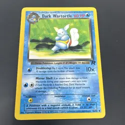 Dark Wartortle 46/82 Team Rocket Uncommon Pokemon Card LP - Image 1