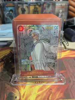 Silvers Rayleigh OP08-118 Manga Alt Art SEC ONE PIECE Card Two Legends Japanese - Image 1