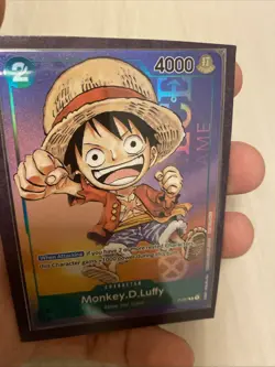 Monkey D. Luffy P037 PR RARE Gen Con Foil 2023 One Piece Card Game sealed - Image 2