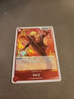 Sanji ST10-004 Three Captains Holo Rare One Piece TCG Card Game op1 - Image 1