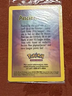 Ancient Mew 2000 Pokemon Movie Vintage Promotion Card Full Holo Near Mint - Image 2