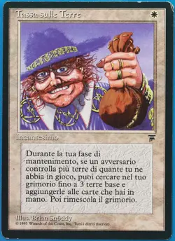 Land Tax Legends (ITALIAN) HEAVILY PLD White Uncommon CARD (469530) ABUGames - Image 1