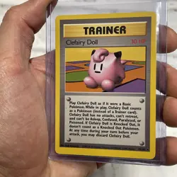 Clefairy Doll 70/102 Rare Unlimited Base Set Pokemon Card Vintage Vtg LP Pokemon - Image 2