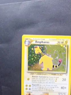 Ampharos 1/64 Neo Revelation 2000 Holo Rare Pokemon Card TCG - Image 2
