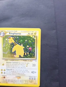 Ampharos 1/64 Neo Revelation 2000 Holo Rare Pokemon Card TCG - Image 5