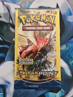 Pokemon XY BREAKpoint 3 Card Mini Booster Packs Complete Art Set Lot of 4 - Image 3