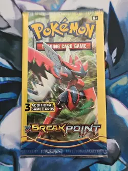 Pokemon XY BREAKpoint 3 Card Mini Booster Packs Complete Art Set Lot of 4 - Image 5