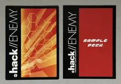 Dot Hack .Hack Enemy TCG Promo Foil & Sample Deck Card Lot - BT 1X120 - M/NM - Image 1