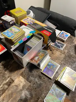 500 Pokemon Cards Lot pre-opened near mint condition random mix with 50 holos - Image 2